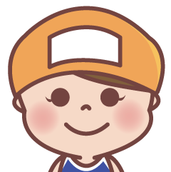 オレンジ帽子